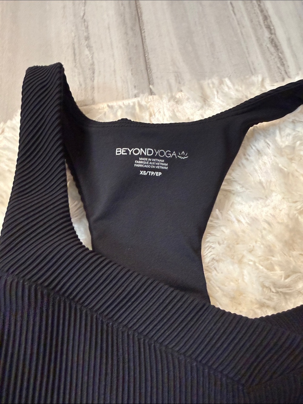 Beyond Yoga Routine Ribbed Biker Jumpsuit - Picture 5 of 6